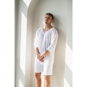 טי שירט ריב דק עיגול פתוח