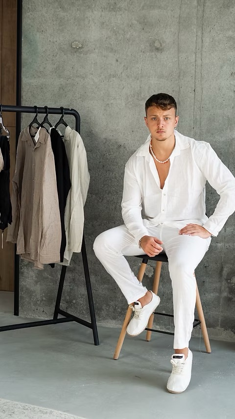 מכופתרת פשתן טוסקנה – תמונה 2