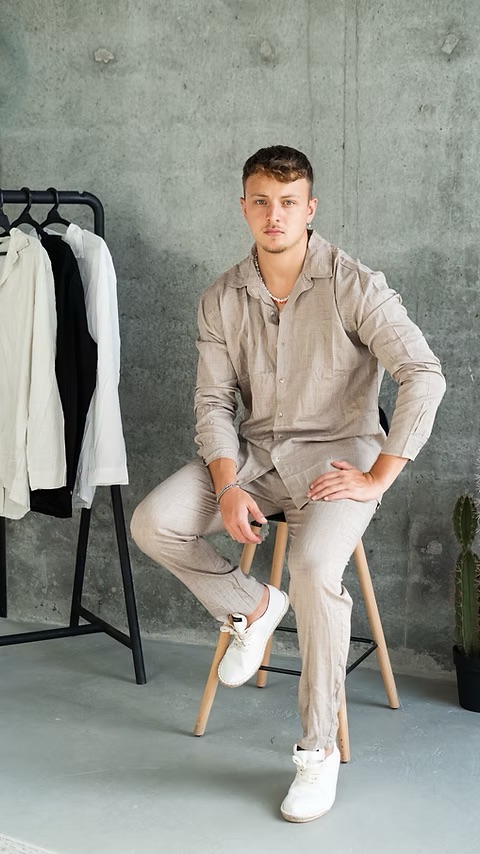 מכופתרת פשתן טוסקנה – תמונה 5