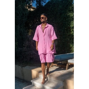 מכופתרת פשתן פלאיה