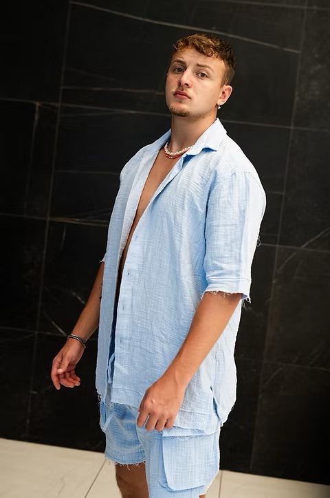 מכופתרת פשתן פלאיה – תמונה 4