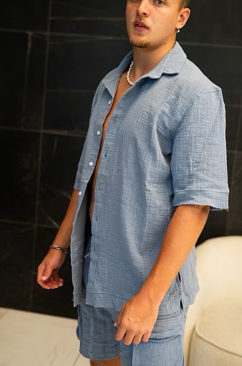 מכופתרת פשתן פלאיה – תמונה 8