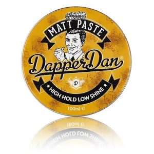 Dapper Dan Matt Paste – High Hold, Low Shineפייסט לעיצוב שיער – אחיזה גבוהה וברק נמוך