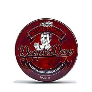 Dapper Dan Deluxe Pomade – Medium Hold, Medium Shineפומייד קלאסי לעיצוב שיער – אחיזה בינונית וברק בינוני